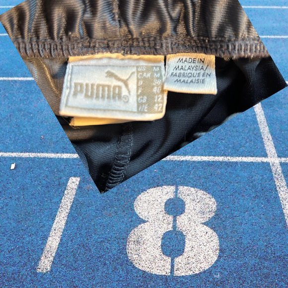 Women's Puma Wide Leg Track Pants, M - Picture 4 of 4